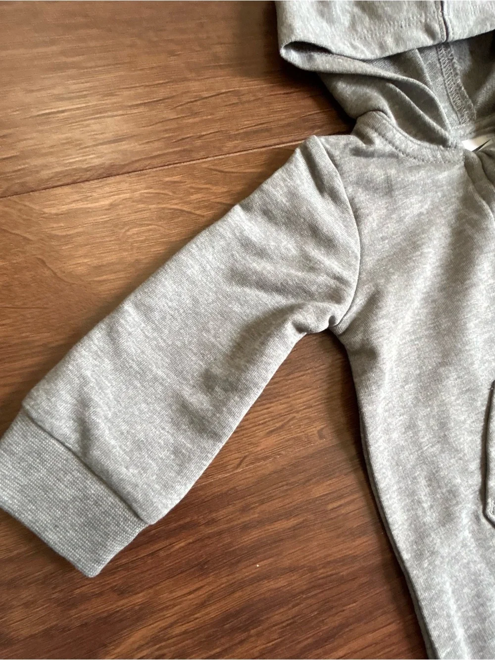 Nike Hooded Romper Dark Heather Gray 6m